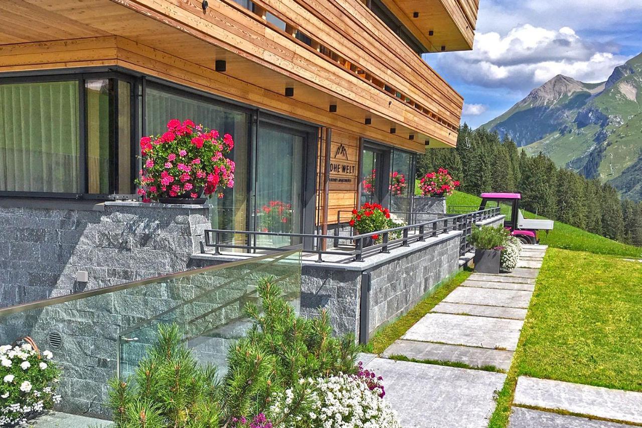 Chalet Hohe Welt - Luxury Apartments 莱赫阿尔贝格 外观 照片