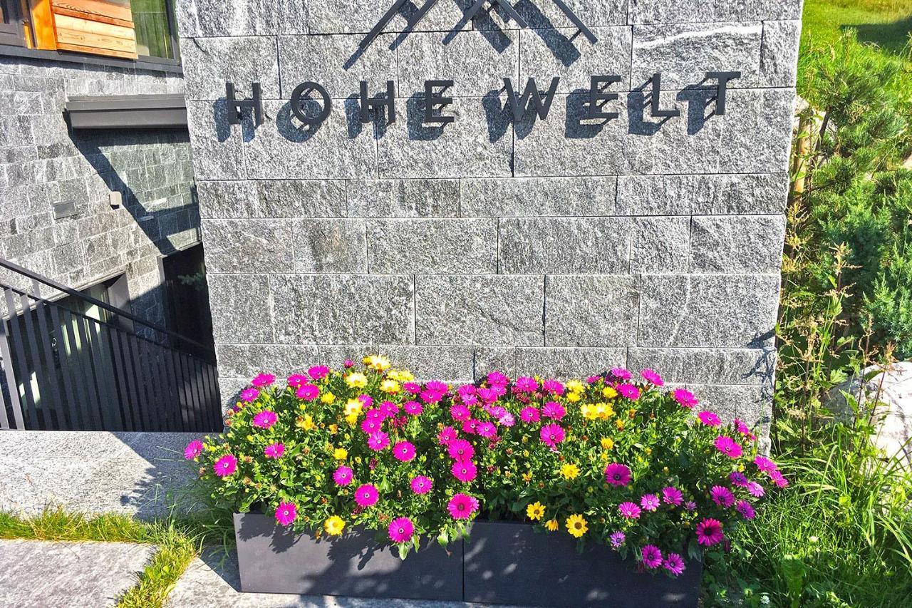 Chalet Hohe Welt - Luxury Apartments 莱赫阿尔贝格 外观 照片