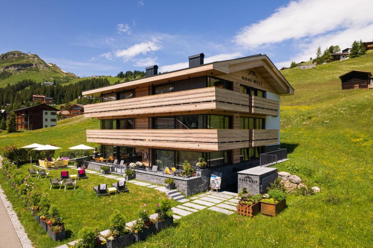 Chalet Hohe Welt - Luxury Apartments 莱赫阿尔贝格 外观 照片