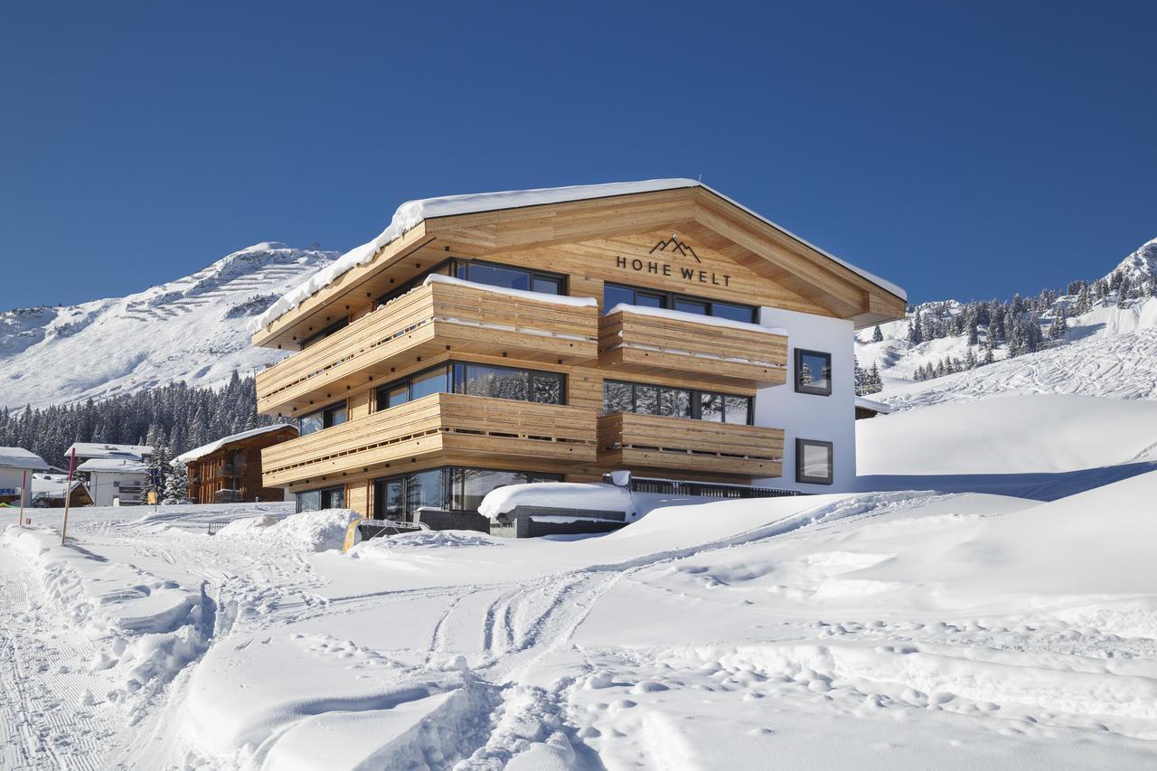 Chalet Hohe Welt - Luxury Apartments 莱赫阿尔贝格 外观 照片