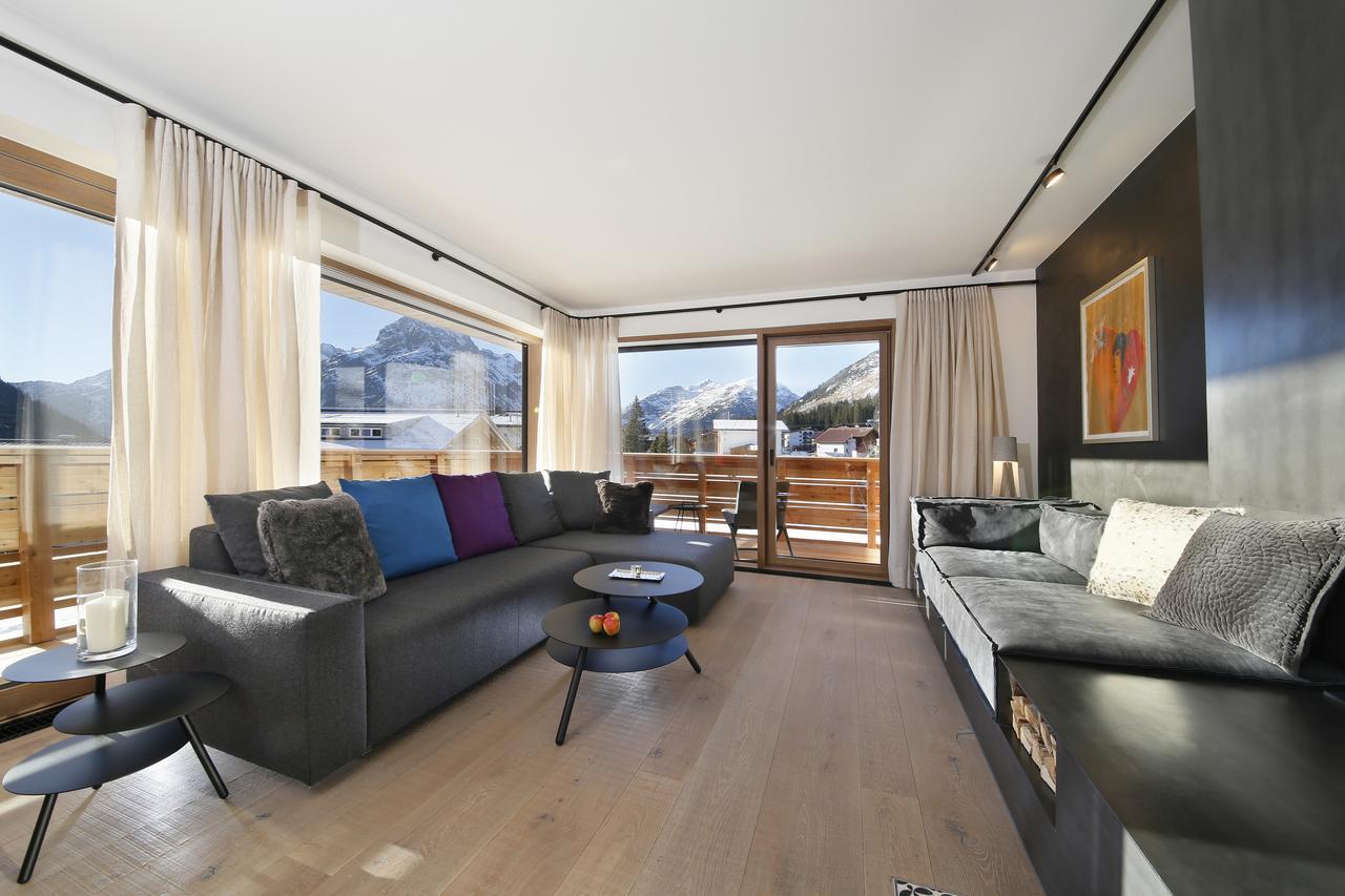Chalet Hohe Welt - Luxury Apartments 莱赫阿尔贝格 外观 照片