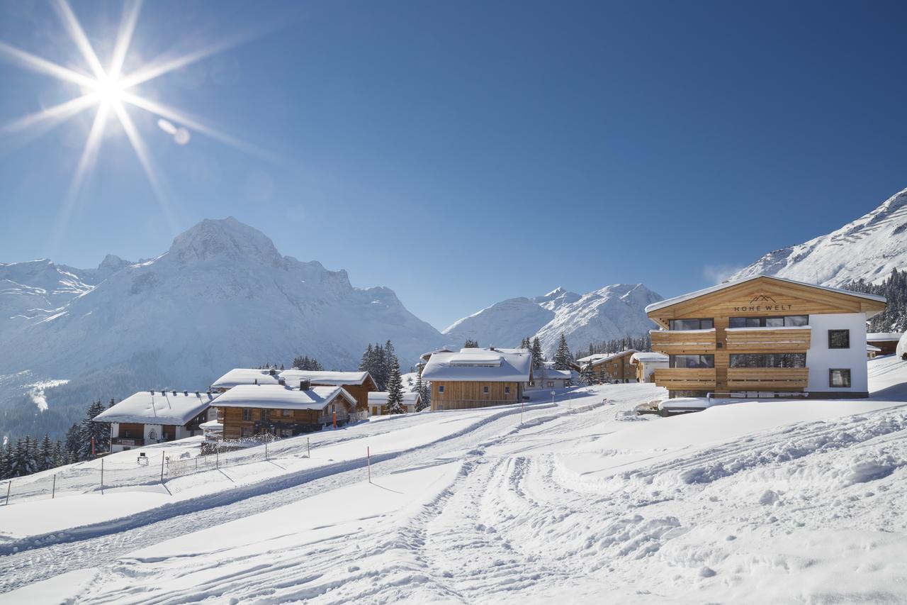 Chalet Hohe Welt - Luxury Apartments 莱赫阿尔贝格 外观 照片